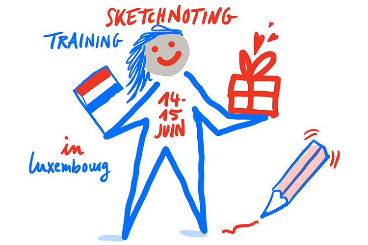 Le sketchnoting à Luxembourg